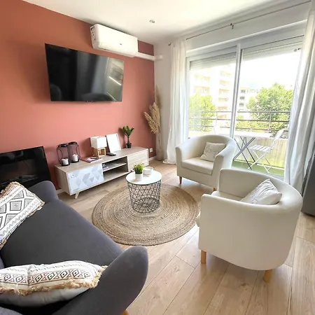 Apartment Le Terra-cota 3 Ch Privees 10' Gare-port Et Plage, Wfi, Cosy *